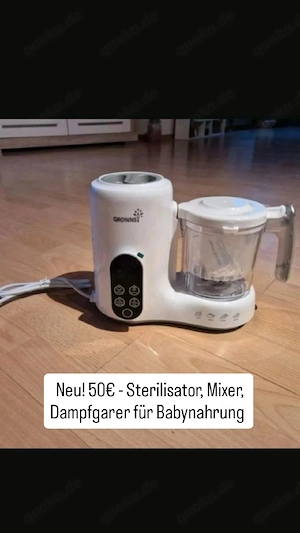 Sterilisator, Mixer, Dampfgarer Babynahrung
