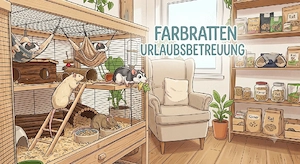 Liebevolle & fachkundige Urlaubsbetreuung für Farbratten 
