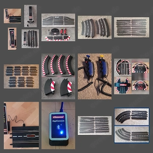 Carrera Digital - Pitlane, Randstr., Weichen, Schienen, Startlight, Position Tower und mehr!