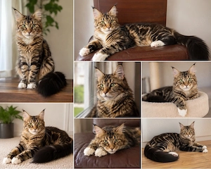 Maine Coon Katze mit Stammbaum