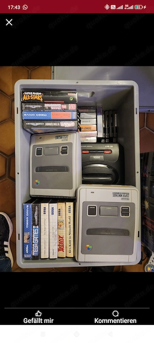 Konsolen Spiele verschiedene Art snes, Megadrive 