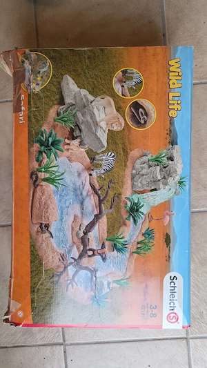   Schleich 42321 Wild Life   Große Safari Wasserstelle