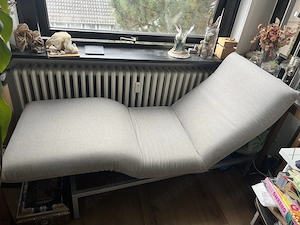 Signet Samba funktionale Relaxliege inkl. Tischgestell Nussbaum