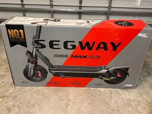 Segway Ninebot Max G3 E-Scooter   28 mph Geschwindigkeit, 50 Meilen Reichweite.