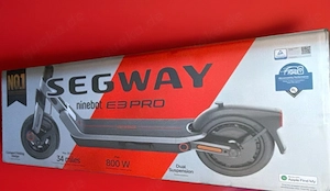 Segway Ninebot E3 Pro 800W Klapp-Scooter mit Doppelfederung (Grau Rot) Bild 3