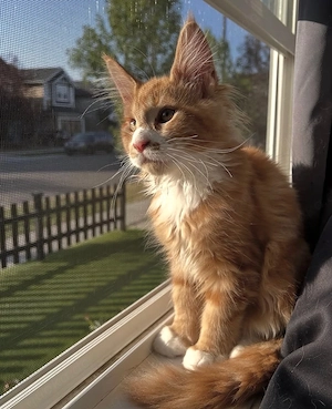 Weibliche Maine-Coon-Katze sucht ein neues Zuhause Bild 5