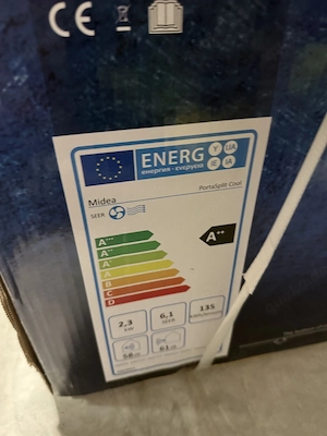 Midea PortaSplit Porta Split Cool Mobile Split Klimaanlage A++ 8000 BTU 2,35kW