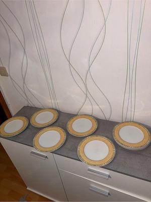 8x Kahla Frühstücksteller 23 cm   Made in Germany   guter Zustand