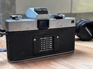 Minolta SRT 303b Spiegelreflexkamera + 4 Objektive + Zubehör