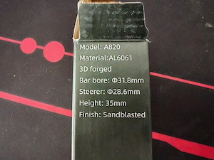 Ergonomischer Lenkervorbau 31.8mm   Verstellbar, Neu & Unbenutzt Bild 4