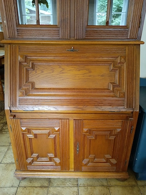 Sekretär - Schrank 2tlg. Oberschrank und Unterschrank Bild 3