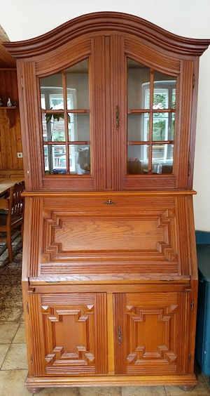 Sekretär - Schrank 2tlg. Oberschrank und Unterschrank