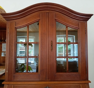 Sekretär - Schrank 2tlg. Oberschrank und Unterschrank Bild 2