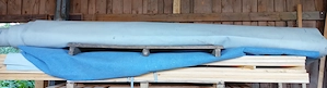Ca. 650 qm Messina Rips Messeteppich 1 x ausgelegt