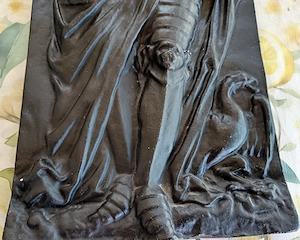  Wandrelief ,Wandbild Guss - Karl der Große (CAROLVS MAGNVS)