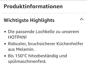 Küchen Helfer: Lochkelle (NEU)  Bild 3
