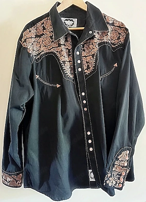 Westernhemd Langarm XXL
