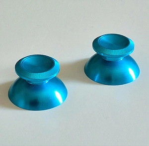 Aluminium Thumb Caps [NEU] Hellblau f PS4 Controller