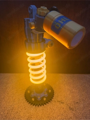 Stoßdämpfer-Schreibtischlampe, Industriestil-Dekoration NEU