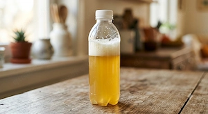 NS in der  Flasche von Frau 