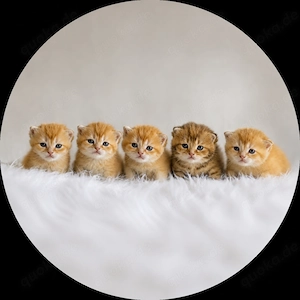 BKH Golden Kitten mit Stammbaum