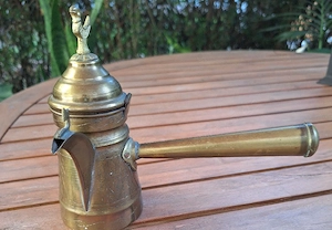 Messing Kaffeekanne