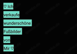 Verkaufe gebrauchte Socken und Fußbilder