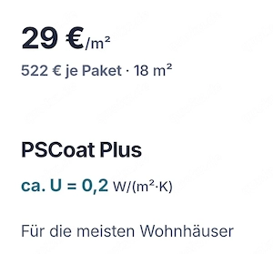 PScoat - Erste WDVS Nano - Dämmung, mehr Wohnkomfort, | ab 9,99  Bild 5