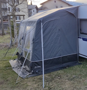 Winter Luft Vorzelt (kampa dometic winter air pvc 260 S) + Wolf DACHSCHNEERÄUMER