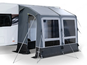 Winter Luft Vorzelt (kampa dometic winter air pvc 260 S) + Wolf DACHSCHNEERÄUMER Bild 3