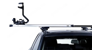 Thule Slidebar 127cm + 2x Thule ProRide Dachfahrradträger + Dachrelingbefestigung Bild 3