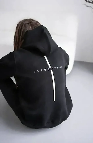 Hoodie  JESUS CHRIST  Unisex   für Männer und Frauen