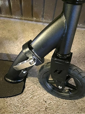 HEPROS Qualitäts Alu-Skooter Tretroller klappbar 8 zollLuftreifen Bild 5