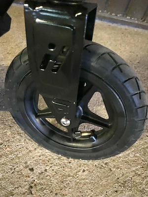 HEPROS Qualitäts Alu-Skooter Tretroller klappbar 8 zollLuftreifen Bild 2
