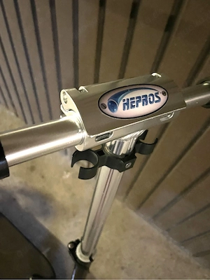 HEPROS Qualitäts Alu-Skooter Tretroller klappbar 8 zollLuftreifen Bild 6