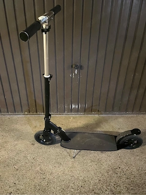 HEPROS Qualitäts Alu-Skooter Tretroller klappbar 8 zollLuftreifen Bild 7