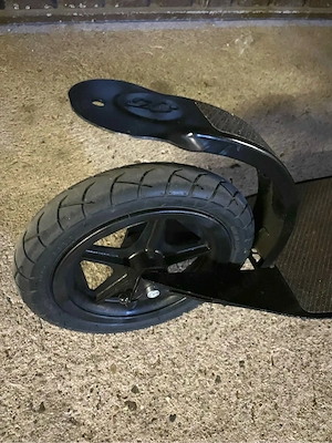 HEPROS Qualitäts Alu-Skooter Tretroller klappbar 8 zollLuftreifen Bild 8