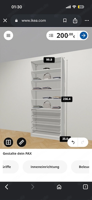 pax ikea schrank zu verkaufen
