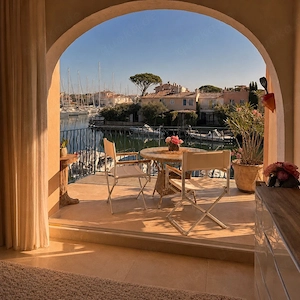 Waterfront Apartment zu vermieten Port Grimaud   Saint Tropez