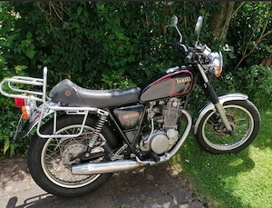 YAMAHA SR 500 48 T mit 2 Koffer + Tankrucksack, Liebhaberstück Bild 5