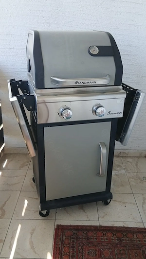 Landmann Gasgrillwagen, triton PTS 2.0, wenig gebraucht, mit 2 3 voller Gasflasche