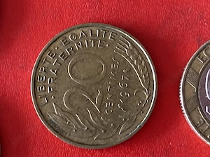 Münze Münzen Umlaufmünze Frankreich 20 Centimes 1967