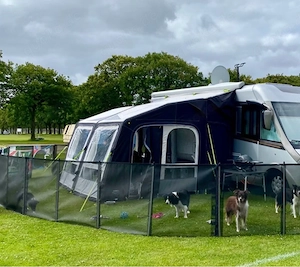 Wohnmobile Wohnwagen Agility Flash Hundezaun