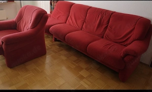 Sofa und Sessel