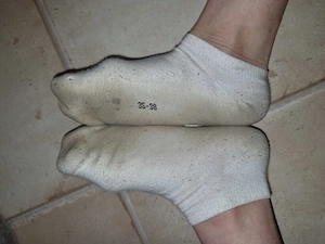 Socken intensiv getragen 