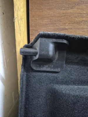 Original BMW Laderaumabdeckung Heckablage Schwarz 1er E81 E87