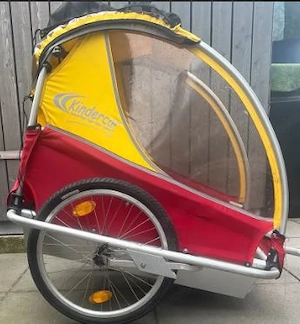 Kindercar Lastenanhänger 20 Zoll Räder, maximal 80kg Zuladung