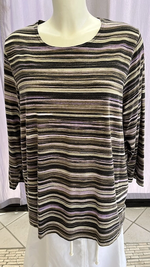 Shirt mit Langarm Gr. XL gestreift