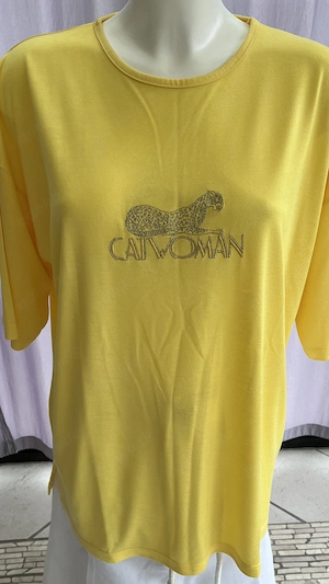 Shirt mit Kurzarm Gr. 48 Farbe Gelb