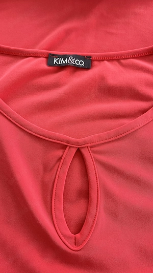 "Kim & Co" NEU Trendiges Top Gr. XL Farbe Papaya